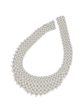 Vintage Faux Pearl Collar Necklace